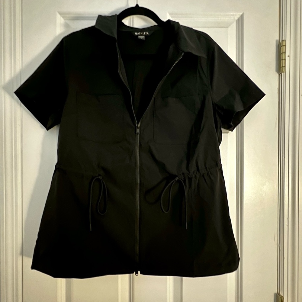 Athleta Black Casual/Workout Outdoor Top